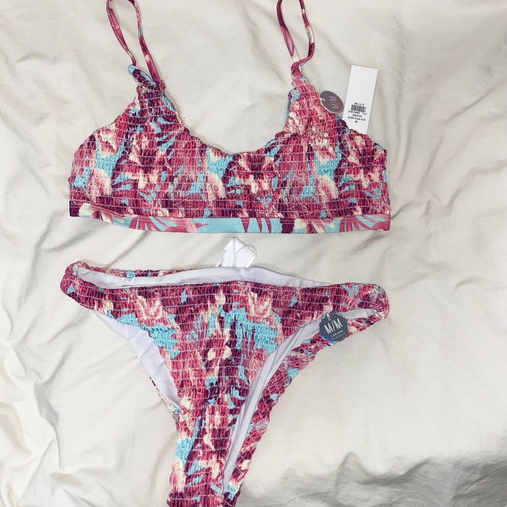 NWT Revamped Tie-Dye Two-Piece Bikini Size Medium